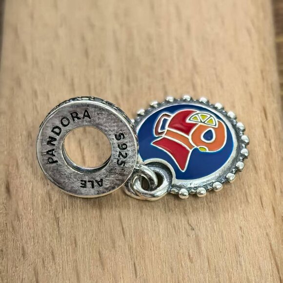 Pandora Jewelry 2023 Disney Food and Wine Festival Charm, S925 Silver Bracelets - Picture 3 of 4